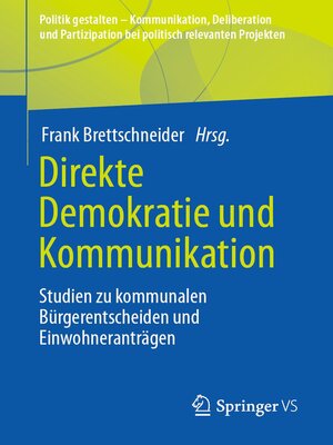 cover image of Direkte Demokratie und Kommunikation